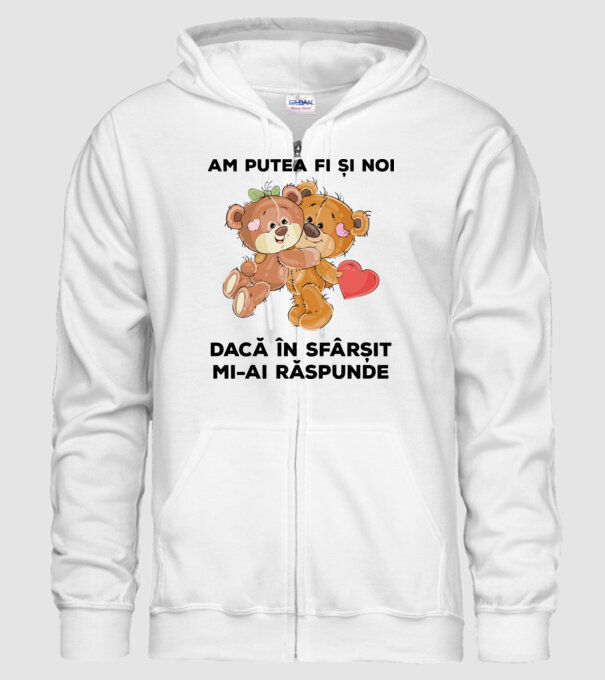Am putea fi și noi dacă în sfârșit mi-ai răspunde model alb pe tricou
