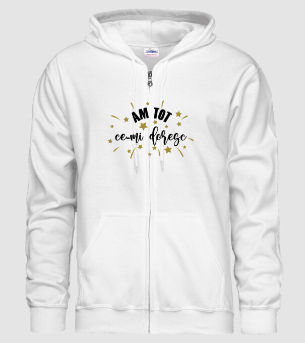 Am tot ce-mi doresc model alb pe tricou
