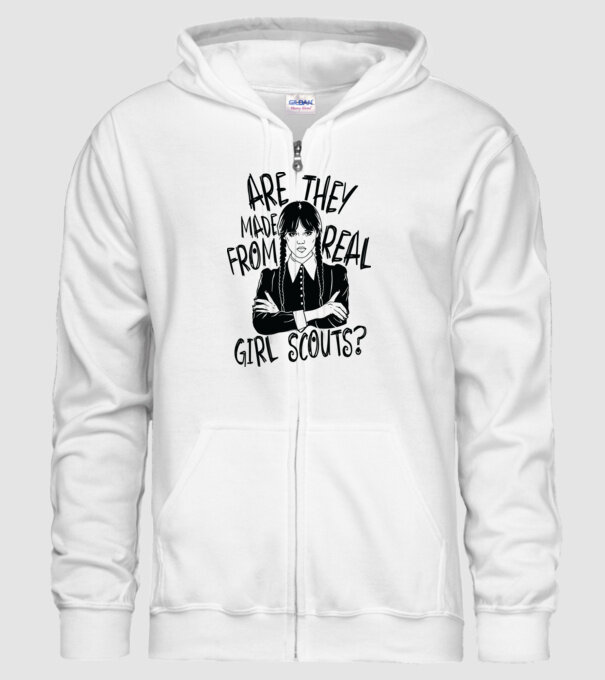 Are the made from real girl scouts model alb pe tricou