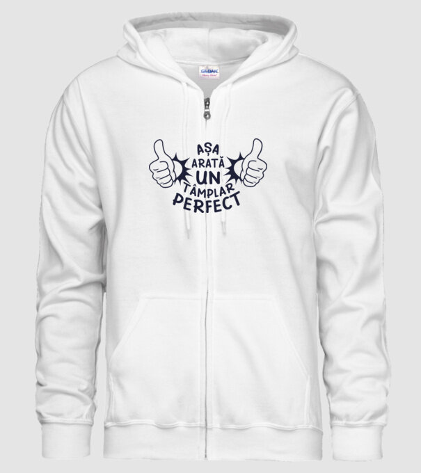 Așa arată un tâmplar perfect model alb pe tricou
