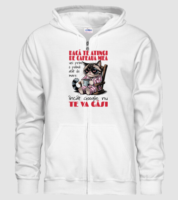 atinge cafeaua mea și nici măcar Google nu te va găsi Alb model alb pe tricou
