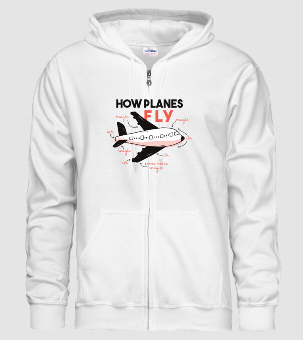 Avioane model alb pe tricou