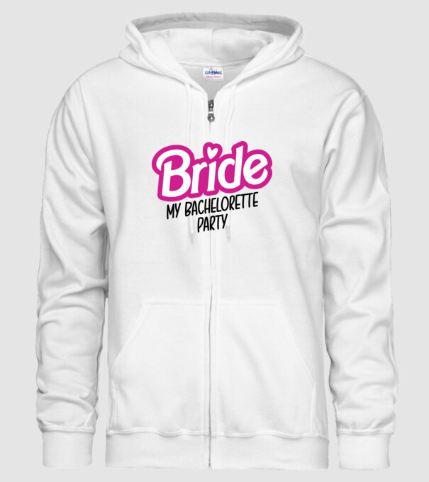 Bride Barbie model alb pe tricou