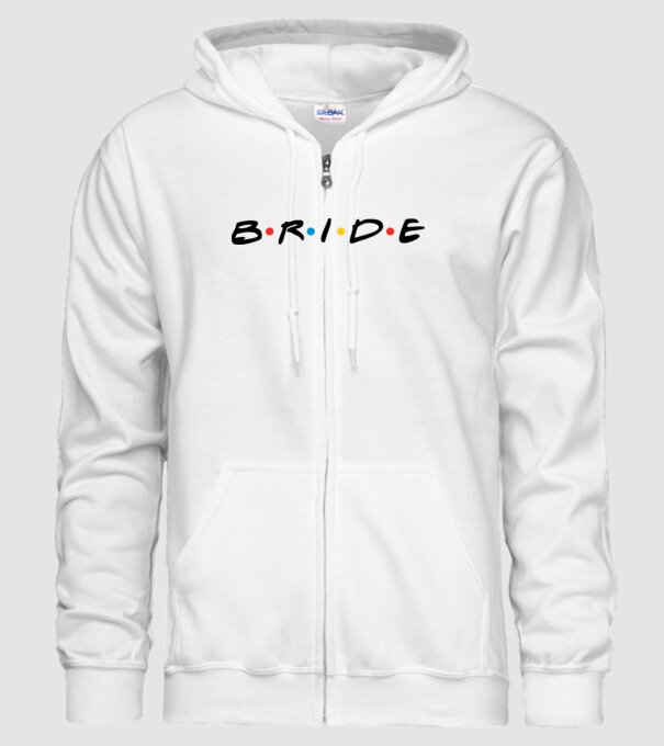 Bride Friends style drk model alb pe tricou