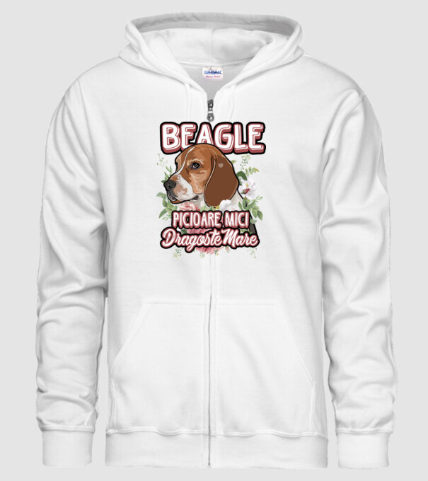 Bulldog francez picioare mici dragoste mare model alb pe tricou