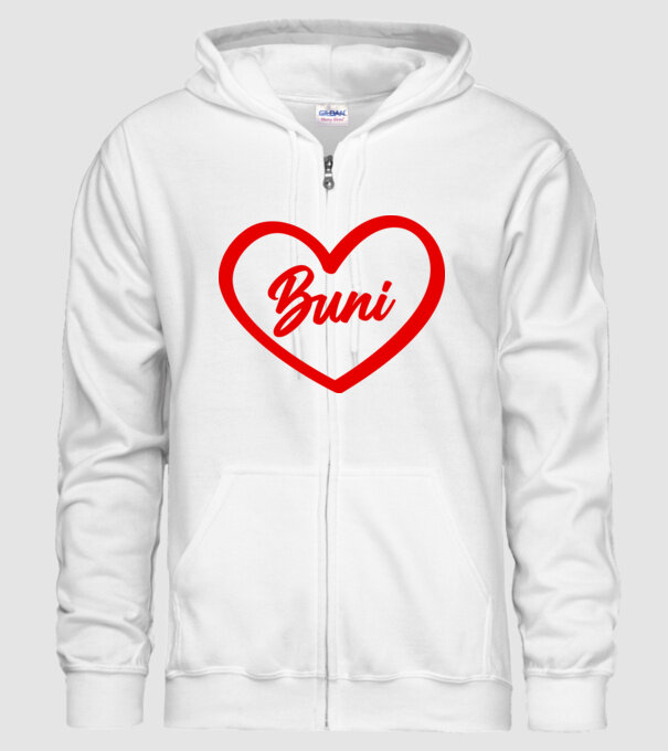 Buni model alb pe tricou
