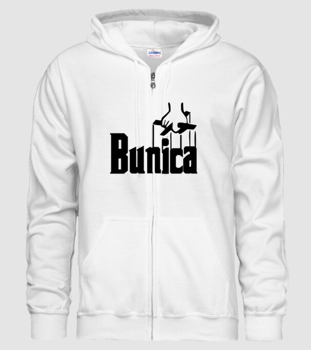 Bunica model alb pe tricou