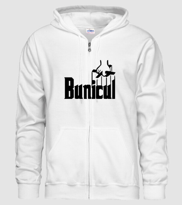 Bunicul model alb pe tricou
