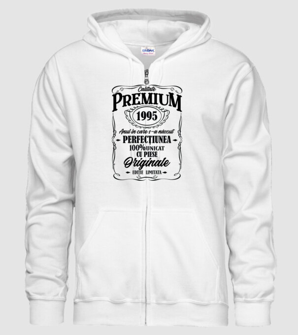 calitate premium -1995 - anul în care s-a născut - perfecțiunea - 100% unicat, cu piese originale, ediție limitată model alb pe tricou
