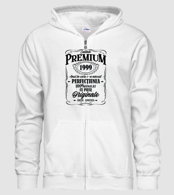 calitate premium -1999 - anul în care s-a născut - perfecțiunea - 100% unicat, cu piese originale, ediție limitată model alb pe tricou