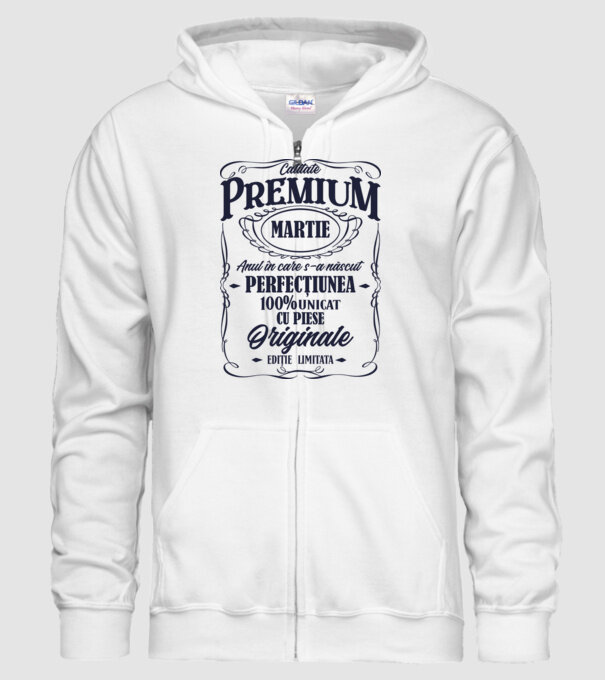 calitate premium -martie- anul în care s-a născut - perfecțiunea - 100% unicat, cu piese originale, ediție limitată model alb pe tricou