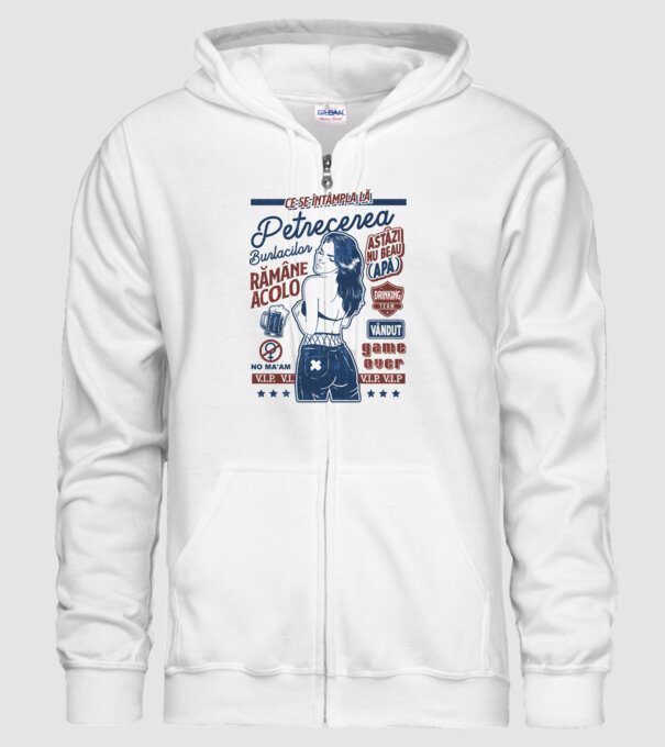 ce se întâmplă la - petrecerea burlacilor - rămâne - acolo - astăzi nu beau apă - vândut model alb pe tricou
