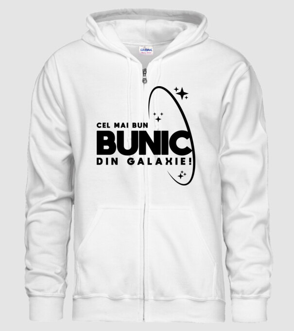 Cel mai bun bunic din Galaxie! model alb pe tricou