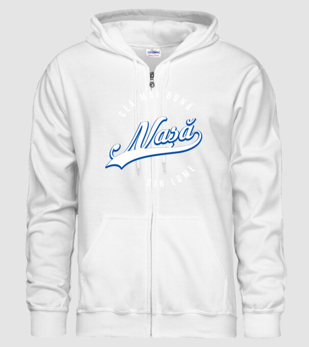 Cea mai bună NAȘĂ din lume model alb pe tricou