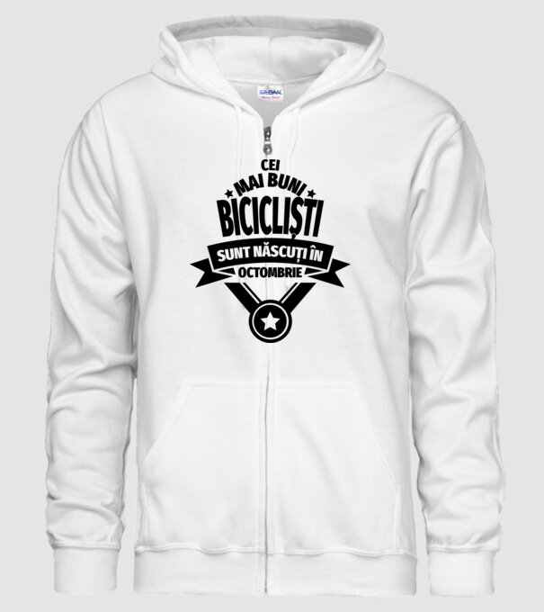 Cei mai buni barista sunt născuți în octombrie model alb pe tricou