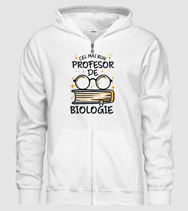Cel mai profesor biologie model alb pe tricou