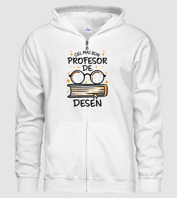 Cel mai profesor de desen model alb pe tricou