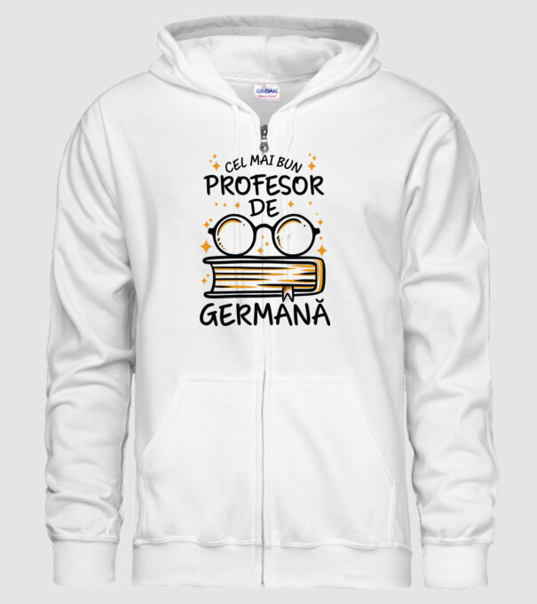 Cel mai profesor germană model alb pe tricou