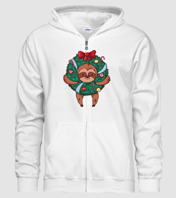 Christmas model alb pe tricou