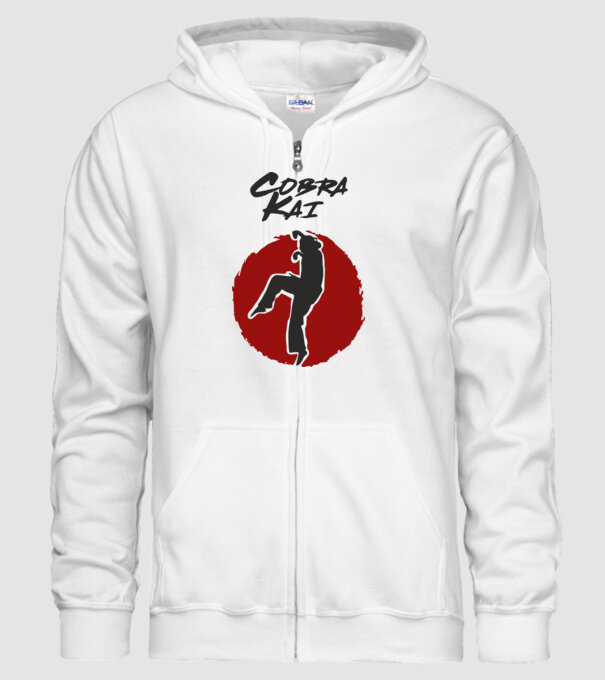 cobra kai larusso model alb pe tricou