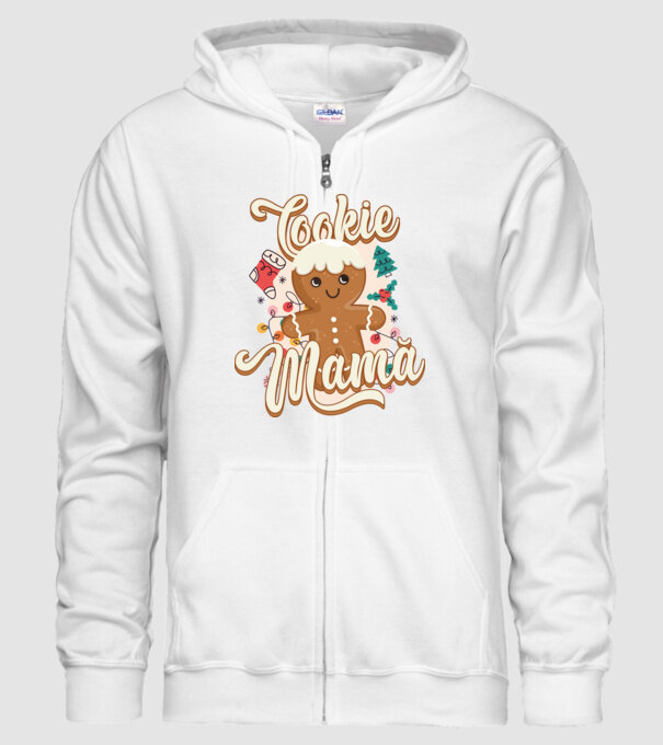 Cookie mamă model alb pe tricou