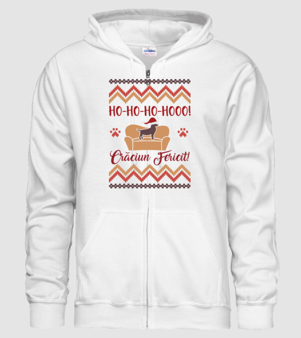 un Crăciun ho-ho-hoo-hoo fericit! model alb pe tricou