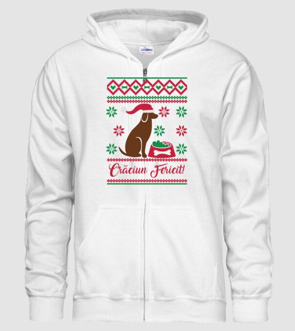 crăciun fericit model alb pe tricou