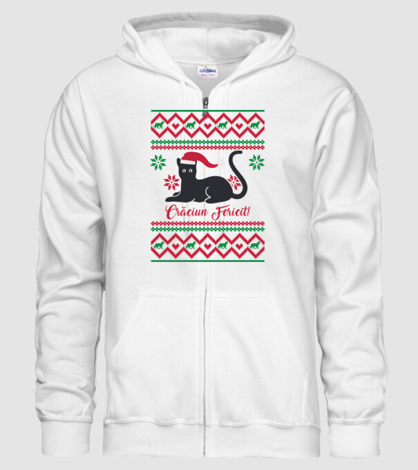 crăciun fericit model alb pe tricou