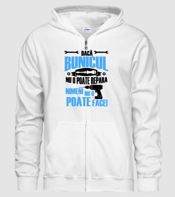 Dacă bunicul nu o poate repara, nimeni nu o poate face model alb pe tricou