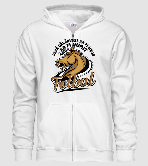 dacă călăritul ar fi ușor ar fi numit fotbal model alb pe tricou