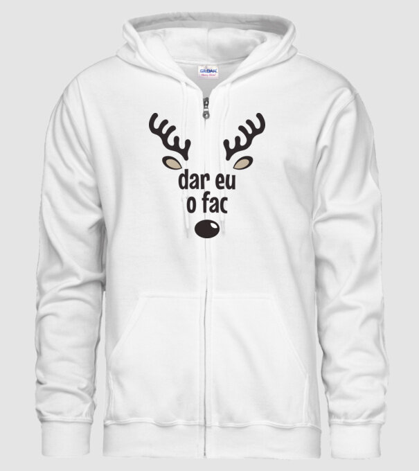 Dar eu o fac crăciun chiar căprioară Alb model alb pe tricou
