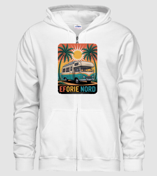 Eforie Nord model alb pe tricou