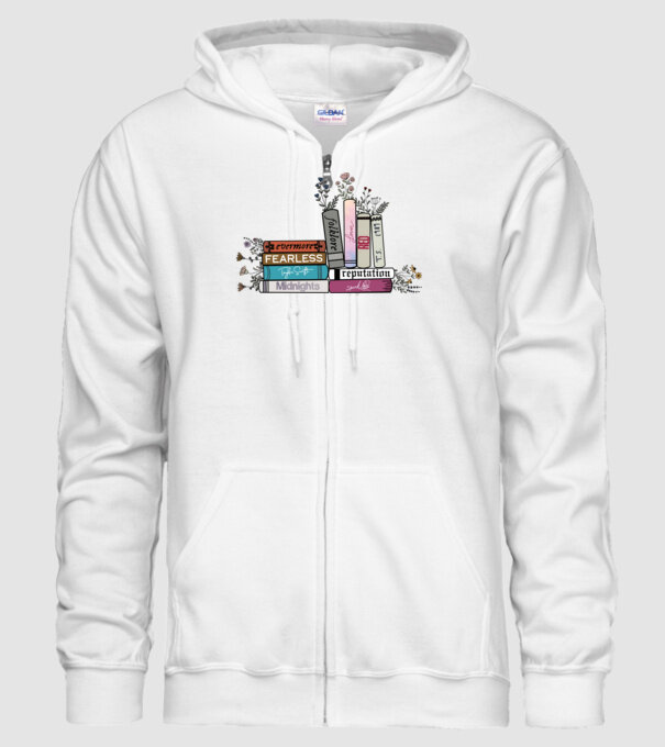 Eras tour books color 2 model alb pe tricou