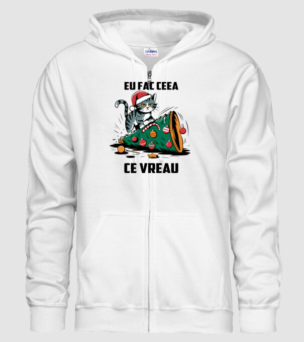 Eu fac ceea ce vreau Alb model alb pe tricou
