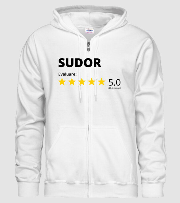 Evaluare - SUDOR model alb pe tricou