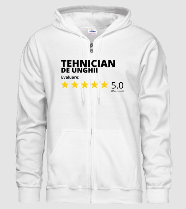 Evaluare - TEHNICIAN DE UNGHII model alb pe tricou