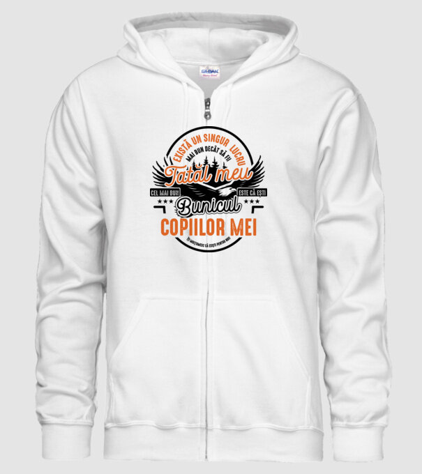 Există un singur lucru mai bun decât să fii tatăl meu, cel mai bun este că ești bunicul copiilor mei - îți mulțumesc că exiști p model alb pe tricou