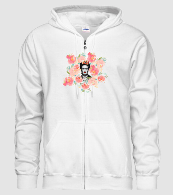 Frida Kahlo 2 model alb pe tricou