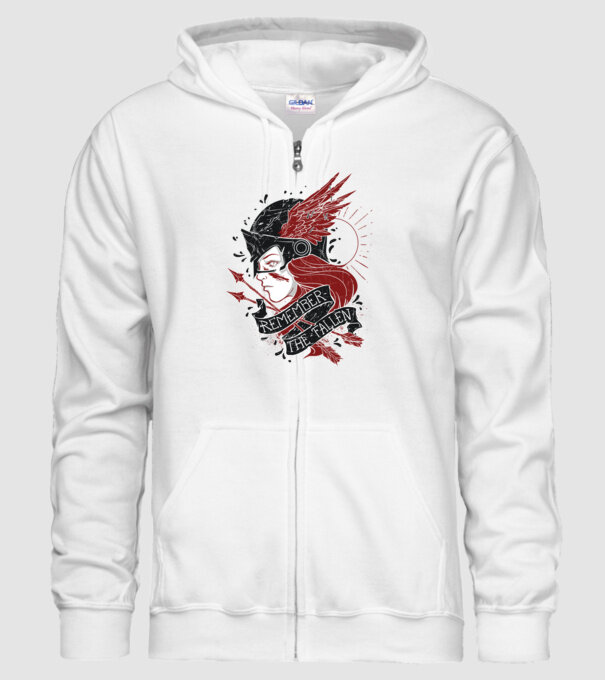 Graffiti model alb pe tricou