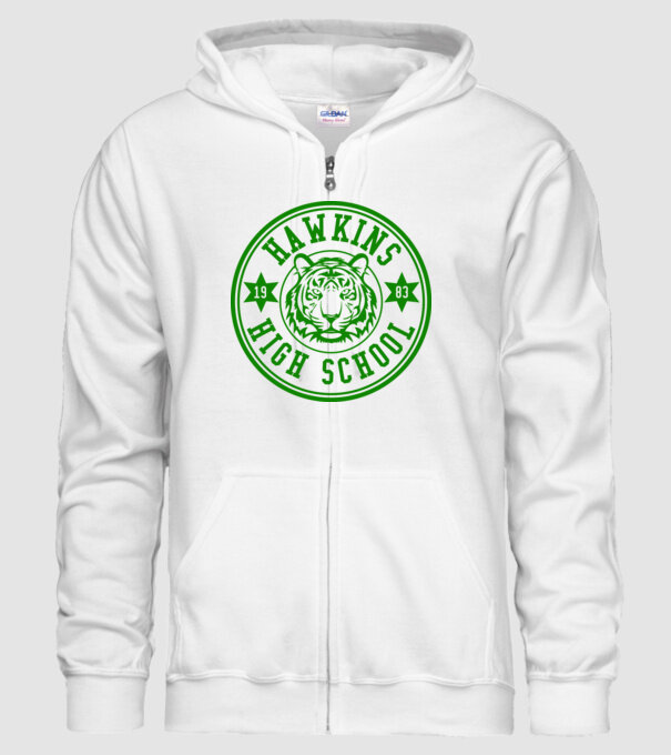 hawkins high school model alb pe tricou