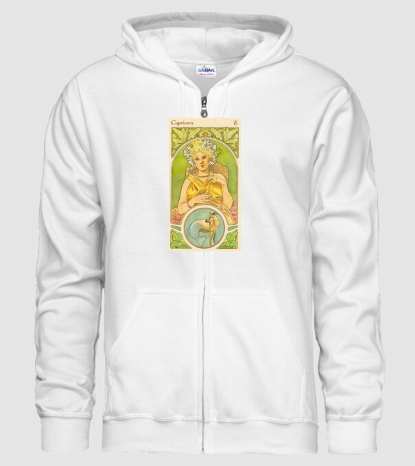 Horoscop Tarot CAPRICORNUL model alb pe tricou
