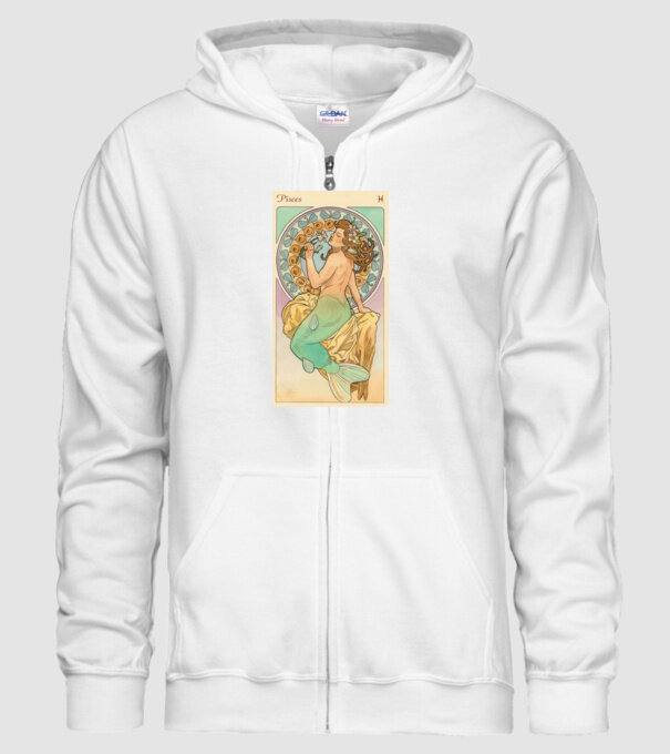Horoscop Tarot PESTI model alb pe tricou