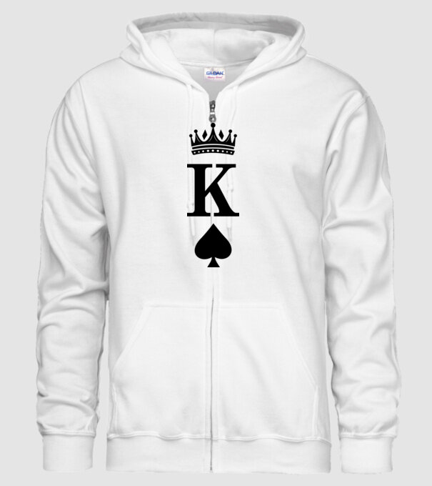 King model alb pe tricou