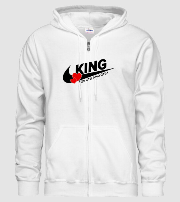 King model alb pe tricou