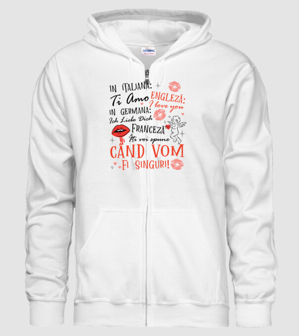 Lecție de limbă model alb pe tricou