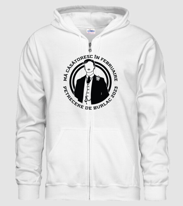 mă căsătoresc în februarie model alb pe tricou