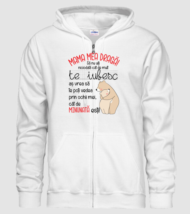Mama Cât de minunat ești model alb pe tricou
