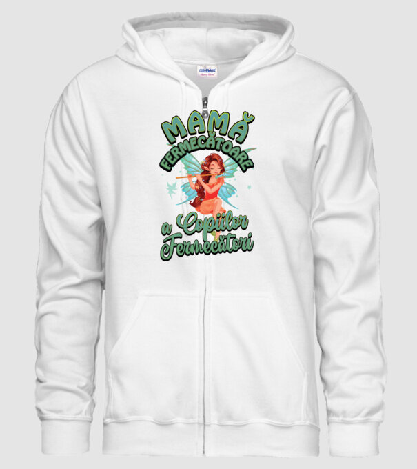 Mamă fermecătoare a copiilor fermecători model alb pe tricou