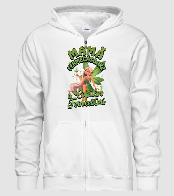 Mamă fermecătoare a copiilor fermecătorit model alb pe tricou
