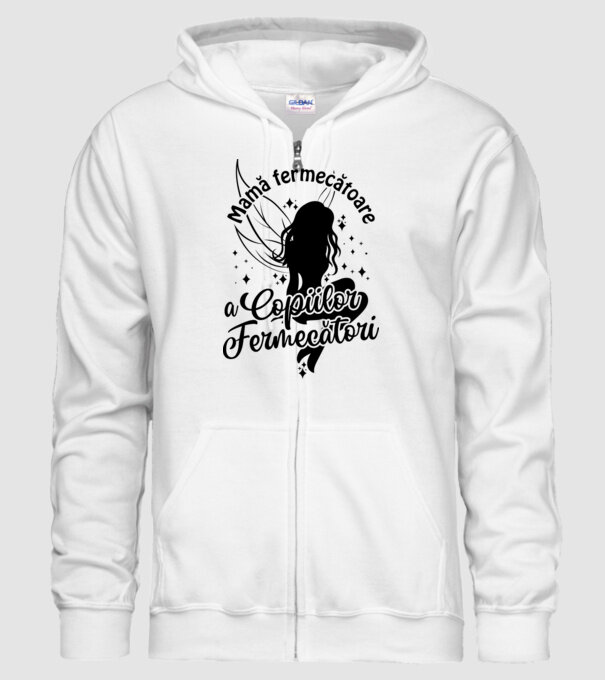 Mamă fermecătoare a copiilor fermecători model alb pe tricou